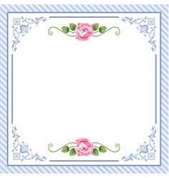Vintage roses vector image