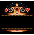 Casino neon vector image