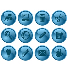 Office buttons vector image