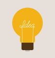 Light blub symbol vector image