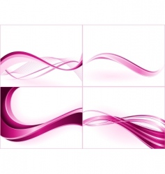 Abstract wavy pattern vector image