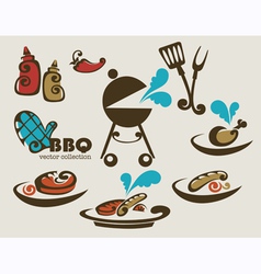 Traditional american barbeque vector image