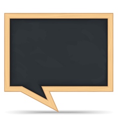 Blackboard Speech Bubble vector image