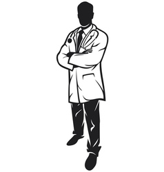 Medical doctor vector image