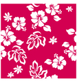 Seamless hibiscus vector image
