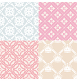 Set of seamless backgrounds vector image