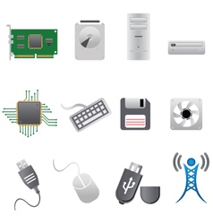 Computer icons vector image