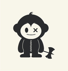 Monkeystein 2 vector image