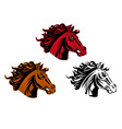 Horse tattoo vector image