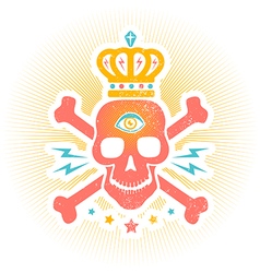 Skull eye Skull eye vector image