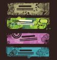 Tribal banners vector image