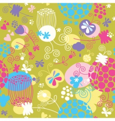 Floral pattern vector image