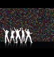 Dancing people vector image