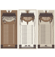 Grapes menu vector image