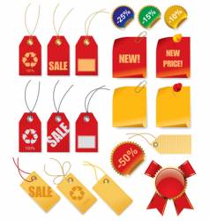 Set of price tags Set of price tags vector image