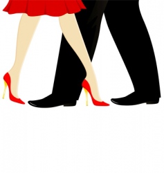 Dancing vector image