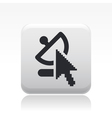 Web antenna icon vector image