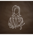 Dressmaker icon vector image