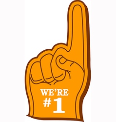 Foam Finger vector image