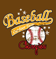 Baseball vector image
