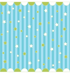 Cute seamless pattern vector image