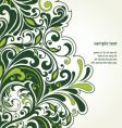 Floral design elements vector image