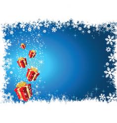 Christmas gifts vector image