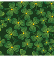 Seamless shamrock vector image