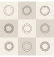 Plate set vector image