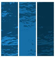 Grunge textured banners vector image