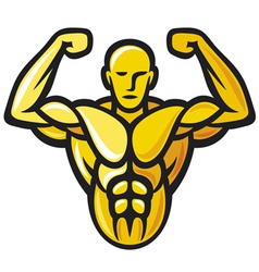 Bodybuilder vector image