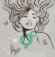 Retro Beauty vector image