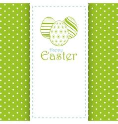 Easter panel background vector image