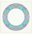 Hand draw doodle frame element vector image