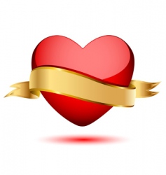 Decorative flag vector image
