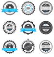 Premium quality guarantee badges vector image