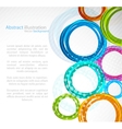 Abstract colourful circle vector image