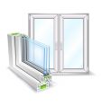 Window profile vector image