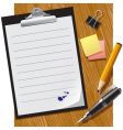 Office supplies vector image