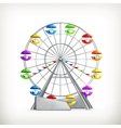 Ferris wheel vector image