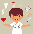 Little Doctor vector image