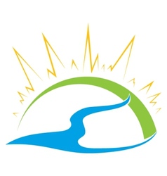 Nature symbol vector image