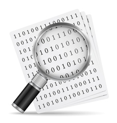 Search file icon vector image