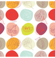 Exotic fruits background vector image