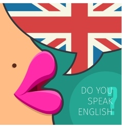 Concept of studying English Concept of studying English vector image