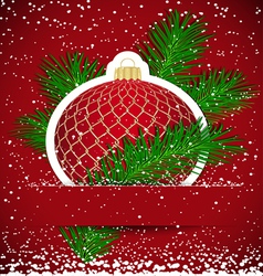 Christmas background vector image