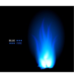 Fire ball flame burn vector background vector image