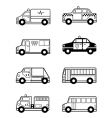 Vehicles vector image