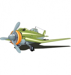Fighter vector image