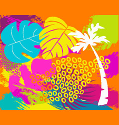 Tropical summer nature abstract background art Tropical summer nature abstract background art vector image